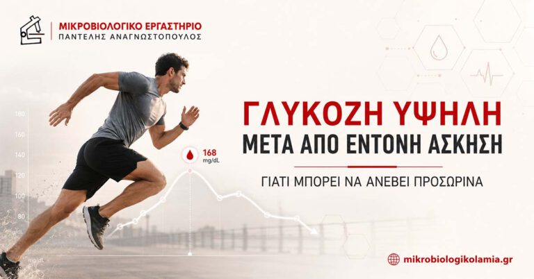 Γλυκόζη Υψηλή μετά από Έντονη Άσκηση: Γιατί Ανεβαίνει; 1 Γλυκόζη υψηλή μετά από έντονη άσκηση και προσωρινή αύξηση σακχάρου αίματος
