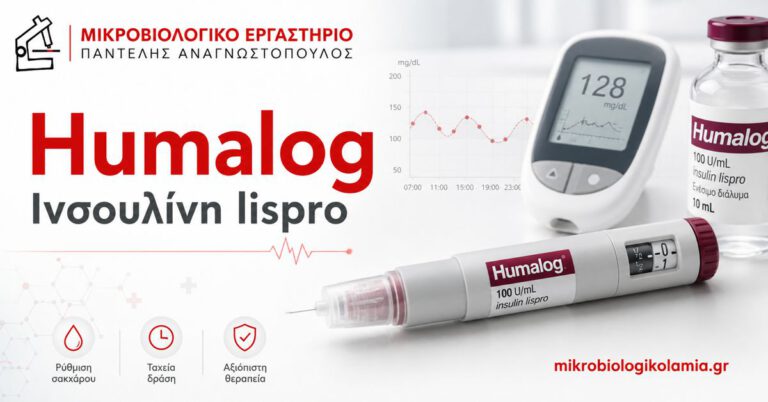 Humalog insulin lispro – ινσουλίνη ταχείας δράσης για τον σακχαρώδη διαβήτη