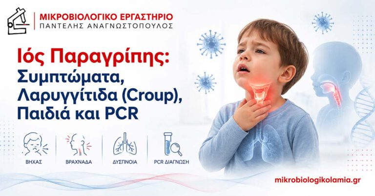 Παραγρίπη στα Παιδιά: Croup, Συμπτώματα και PCR 5 Ιός παραγρίπης στα παιδιά με λαρυγγίτιδα croup, συμπτώματα και PCR