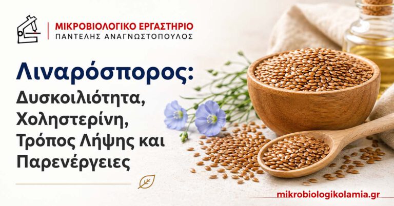 Λιναρόσπορος για Δυσκοιλιότητα: Λήψη, Νερό και Χοληστερίνη 2 Λιναρόσπορος για δυσκοιλιότητα, χοληστερίνη, τρόπο λήψης και παρενέργειες
