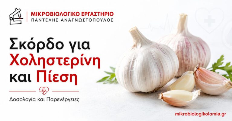 Σκόρδο για Χοληστερίνη και Πίεση: Δοσολογία και Παρενέργειες 1 Σκόρδο για χοληστερίνη και πίεση – δοσολογία και παρενέργειες