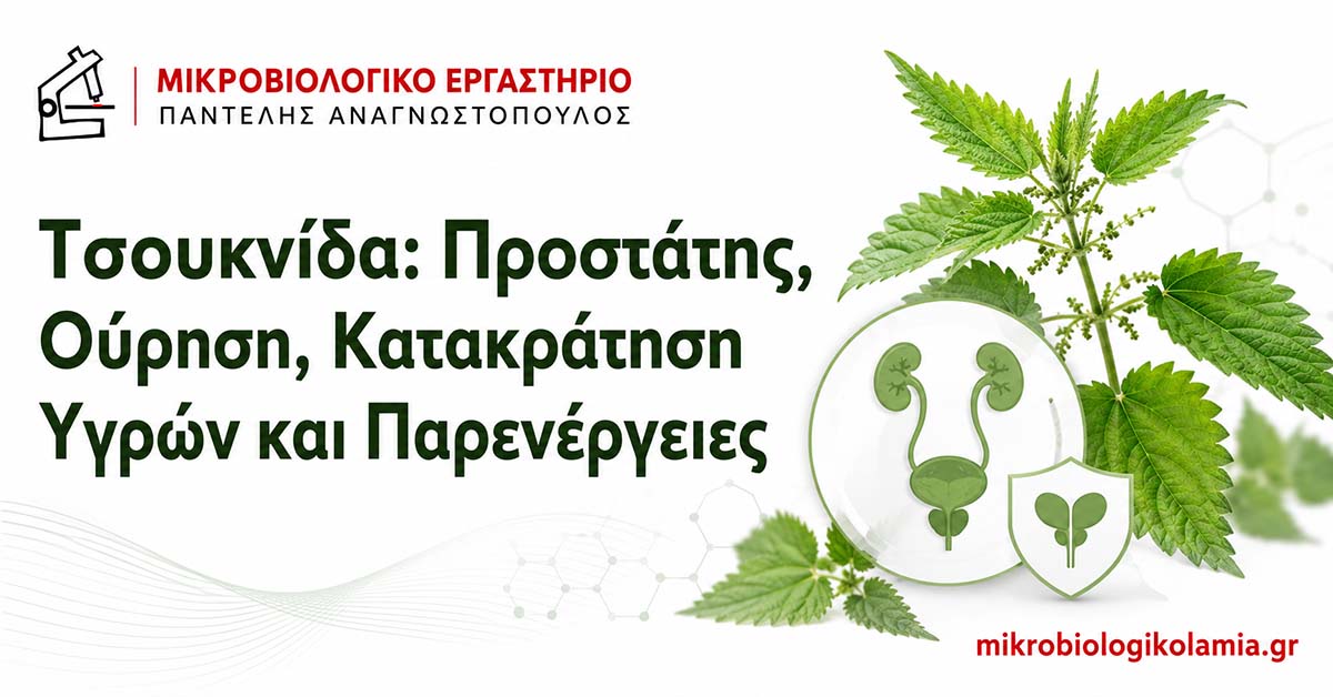 Τσουκνίδα για Προστάτη και Ούρηση: Χρήσεις και Κίνδυνοι 1 Τσουκνίδα για προστάτη, ούρηση, κατακράτηση υγρών και παρενέργειες
