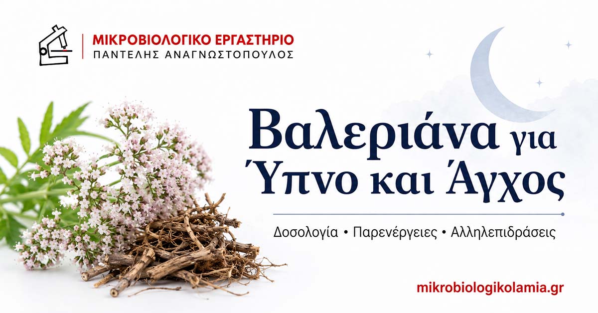 Βαλεριάνα για Ύπνο και Άγχος: Δοσολογία και Παρενέργειες 1 Βαλεριάνα για ύπνο και άγχος – δοσολογία, παρενέργειες και αλληλεπιδράσεις