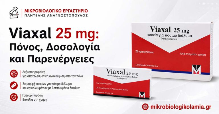 Viaxal 25 mg: Δοσολογία, Κάθε Πόσες Ώρες και Παρενέργειες 1 Viaxal 25 mg δεξκετοπροφαίνη δοσολογία και παρενέργειες
