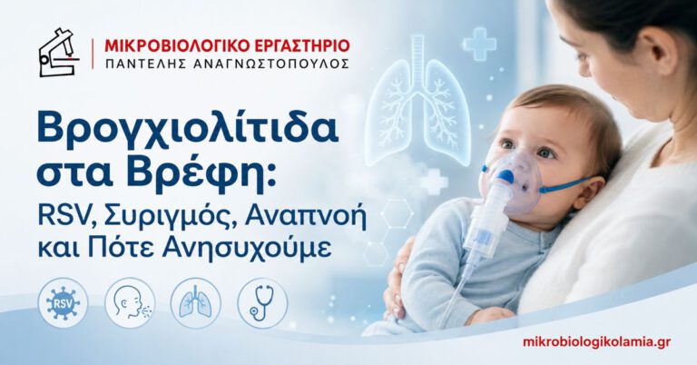 Βρογχιολίτιδα στα βρέφη – RSV, συριγμός, αναπνοή και εισολκές