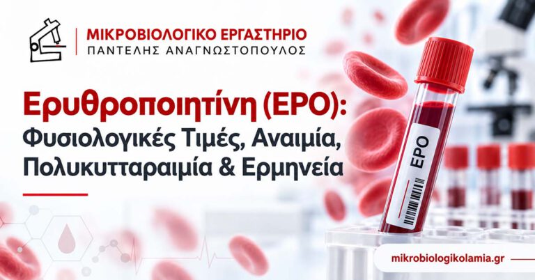 Ερυθροποιητίνη (EPO): Εξέταση Αίματος, Φυσιολογικές Τιμές, Υψηλή & Χαμηλή 5 Ερυθροποιητίνη (EPO) – φυσιολογικές τιμές, αναιμία, πολυκυτταραιμία και ερμηνεία