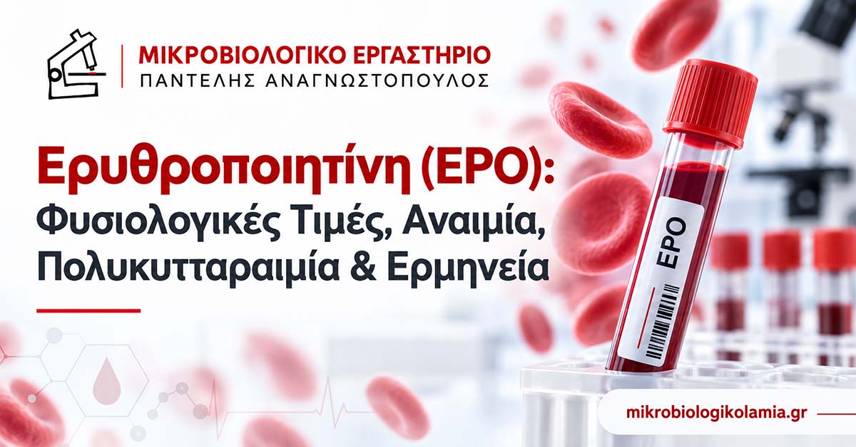 Ερυθροποιητίνη (EPO): Εξέταση Αίματος, Φυσιολογικές Τιμές, Υψηλή & Χαμηλή