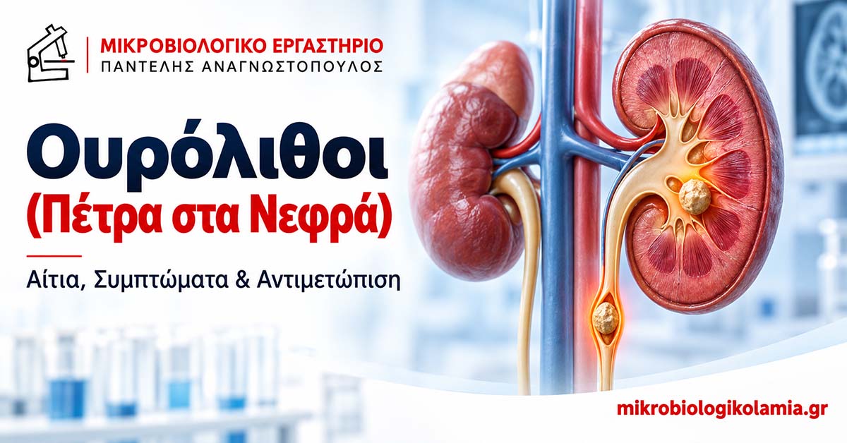 Πέτρα στα νεφρά – ουρόλιθοι, συμπτώματα, διάγνωση και αντιμετώπιση